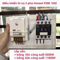 (LẮP SẴN) Bộ công tắc điều khiển từ xa rf 3 pha 380v Honest 9380 1000m 18A 5500w, 32A 11000W