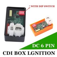 Lập trình CDI 6 Pin DC CDI Racing Box Công tắc DIP cho BERA BR200RR DT200 CROSSMAX250 GY6 150CC RX Z6