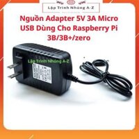 Lập Trình Nhúng A-Z Nguồn Adapter 5V 3A Micro USB Dùng Cho Raspberry Pi 3B3Bzero