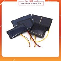 [Lập Trình Nhúng A-Z] Pin Năng Lượng Mặt Trời Mini 2V 3V 5V Đã Hàn Sẵn Dây – Stem