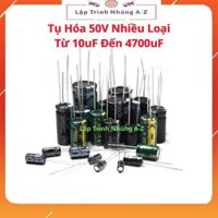 Lập Trình Nhúng A-Z Tụ Hóa 50V Nhiều Loại Từ 10uF Đến 4700uF - 33UF 511mm2 Con