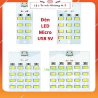 Lập Trình Nhúng A-Z132 Đèn LED Micro USB 5V 20 Bóng16 Bóng12 Bóng8 Bóng - 8 Led