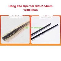 Lập Trình Nhúng A-Z136 Hàng Rào ĐựcCái Đơn 2.54mm 1x40 Chân Tròn - Cái