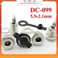 Lập Trình Nhúng A-Z150 Jack DC-099 Kim Loại Chuẩn 5.5 x 2.1mm Có Cao Su Chống Nước