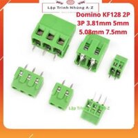 Lập Trình Nhúng A-ZG34 Domino KF128 2P 3P 3.81mm 5mm 5.08mm 7.5mm Nhiều Loại - 2P - 5.08mm