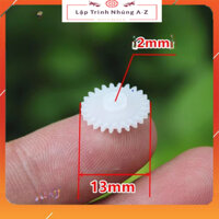 [Lập Trình Nhúng A-Z][G67] Combo 10 Bánh Răng Nhựa Trục 2mm 13mm