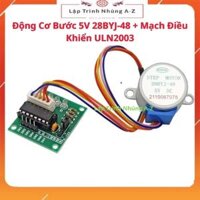 [Lập Trình Nhúng A-Z][G67] Động Cơ Bước 5V/12V 28BYJ-48 + Mạch Điều Khiển ULN2003
