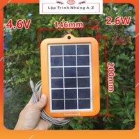 [Lập Trình Nhúng A-Z][S14] Tấm Pin Năng Lượng Mặt Trời 4.6V 2.6W Ra Cổng 3.5×1.35mm