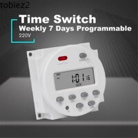 Lập trình viên công tắc hẹn giờ TOBIEMI 5V 12V 24V 110V 220V Hẹn giờ kỹ thuật số vòng lặp tự động