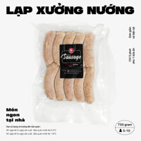 Lạp xưởng nướng đá- Sản xuất từ thịt heo tươi, 100% tại Việt Nam-L'Amore Food.