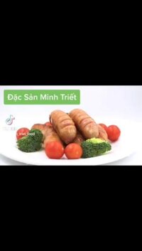 Lạp xưởng Tươi Loại Hảo Hạng 90% Nạc Đùi Heo. Đặc Sản Minh Triết( 1kg, 500gr)