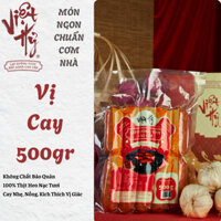 Lạp Xưởng Vị Cay 500gr Việt Hỷ Thịt Heo Nạc Tươi CAY500