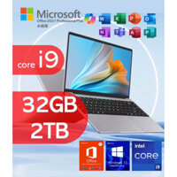 Laptop 14.1 inch Ultra Slim Windows 11 Pro Bản Quyền, Microsoft Office 2021 Pro Bản Quyền, Intel Core i9 8950HK