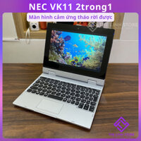 Laptop 2 trong 1 NEC VK11FT màn 10 inch FHD cảm ứng - intel N3350 ram 4G 64G