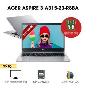 Laptop Acer Aspire 3 A315-23-R8BA NX.HVUSV.001 - AMD Ryzen 3-3250U, 4GB RAM, SSD 256GB, AMD Radeon Graphics, 15.6 inch
