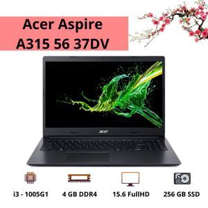 Laptop Acer Aspire 3 A315-56-37DV NX.HS5SV.001 - Intel Core i3-1005G1, 4GB RAM, SSD 256GB, Intel UHD Graphics 620, 15.6 inch
