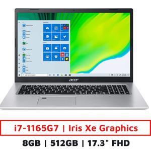 Laptop Acer Aspire 5 A517-52-70K8 - Intel Core i7-1165G7, RAM 8GB, SSD 512GB, Intel Iris Xe Graphics, 17.3 inch