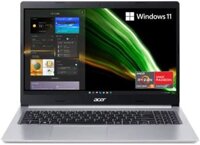 Laptop Acer Aspire 5 A515-45-R74Z: Mỏng nhẹ, màn hình IPS Full HD, bộ vi xử lý AMD Ryzen 5 5500U Hexa-Core, đồ họa AMD Radeon, RAM DDR4 8GB, ổ cứng SSD NVMe 256GB, sạc nhanh WiFi 6 và hỗ trợ Đèn nền KB, Windows 11 Home.