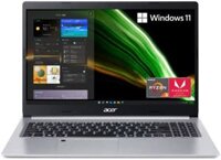 Laptop Acer Aspire 5 A515-46-R3UB với màn hình IPS 15,6 Full HD, bộ xử lý di động lõi tứ AMD Ryzen 3 3350U, DDR4 4GB, SSD NVMe 128GB, kết nối WiFi 6, bàn phím có đèn nền, FPR, tích hợp Amazon Alexa và cài đặt sẵn Windows 11 Home ở chế độ S mode.