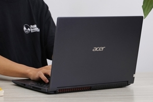Laptop Acer Aspire 7 A715-75G-52S5 NH.Q85SV.002 - Intel Core i5-9300H, 8GB RAM, SSD 512GB, Nvidia GeForce GTX 1650Ti 4GB GDDR6 + Intel UHD Graphics 630, 15.6 inch