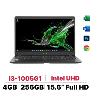 Laptop Acer Aspire A315 56 32TP NX.HS5SV.00K - Intel Core i3-1005G1, RAM 4GB, SSD 256GB, Intel UHD Graphics, 15.6 inch