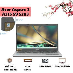 Laptop Acer Aspire A315-59-5283 - Intel Core i5-1235U, 8GB RAM, SSD 512GB, Intel Iris Xe Graphics, 15.6 inch