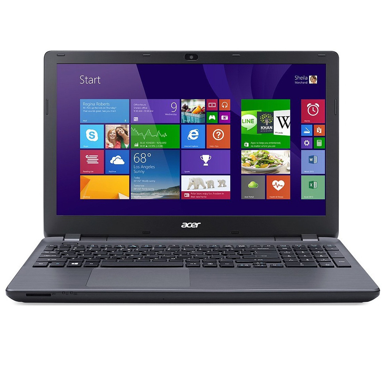 Laptop Acer E5 573 34DD (NX.MVHSV.004) - Intel Broadwell Core i3 5005U, RAM 4GB, HDD 500GB, Intel HD Graphics 5500, 15.6 inch