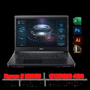Laptop Acer Gaming Aspire 7 A715-42G-R4XX NH.QAYSV.008 - AMD Ryzen R5-5500U, 8GB RAM, SSD 256GB, Nvidia GeForce GTX 1650 4GB GDDR6, 15.6 inch