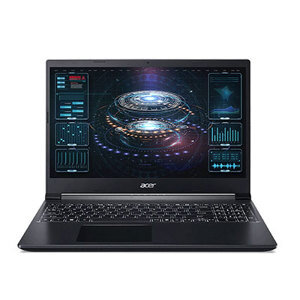 Laptop Acer Gaming Aspire 7 A715-75G-56ZL NH.Q97SV.001 - Intel Core i5-10300H, 8GB RAM, SSD 512GB, Nvidia GeForce GTX 1650 4GB GDDR6 + Intel UHD Graphics, 15.6 inch