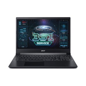 Laptop Acer Gaming Aspire 7 A715-41G-R282 NH.Q8SSV.005 - AMD Ryzen 5-3550H, 8GB RAM, SSD 512GB, Nvidia Geforce GTX 1650Ti 4GB GDDR6, 15.6 inch