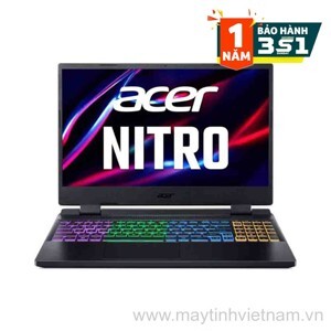 Laptop Acer Nitro 5 AN515-58-773Y NH.QFKSV.001 - Intel core i7-12700H, 8GB RAM, SSD 512GB. Nvidia GeForce RTX 3050 Ti 4GB GDDR6, 15.6 inch