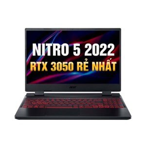 Laptop Acer Nitro 5 Tiger 2022 AN517-55 - Intel Core i5-12500H, 8GB RAM, SSD 512GB, Nvida GeForce RTX 3050 4GB GDDR6, 17.3 inch