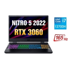 Laptop Acer Nitro 5 Tiger AN515-58-74B7 - Intel Core i7-12700H, 8GB RAM, SSD 512GB, Nvidia GeForce RTX 3060 6GB, 15.6 inch