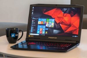 Laptop Acer Predator G3-572-79S6 NH.Q2BSV.002 - Intel core i7, 8GB RAM, HDD 1TB+SSD 128GB, NVIDIA GeForce GTX 1060 with 6 GB, 15.6 inch