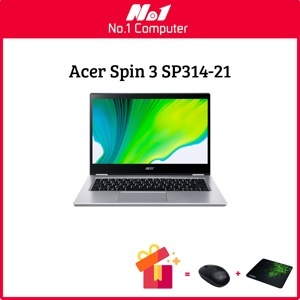 Laptop Acer Spin 3 SP314-21-R56W - AMD Ryzen 3 3250U, 4GB RAM, SSD 128GB, AMD Radeon Graphics, 14 inch