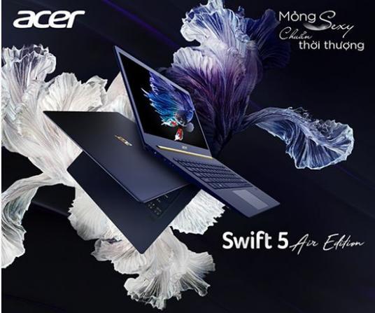 Laptop Acer Swift 5 SF514-52T-87TF NX.GTMSV.002 - Intel core i7, 8GB RAM, SSD 256GB, Intel HD Graphics, 14inch