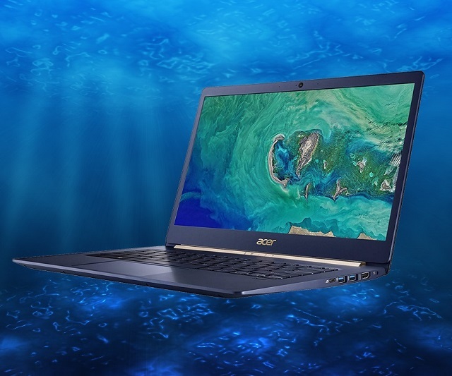 Laptop Acer Swift SF514-53T-58PN NX.H7HSV.001 - Intel core i5-8265U, 8GB RAM, SSD 256GB, Intel UHD Graphics 620, 14 inch