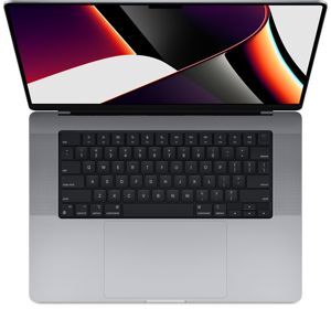 Laptop Apple MacBook Pro 16 M1 Pro 2021 - 10 core-CPU, RAM 16GB, 512GB SSD, 16 core-GPU, 16.2 inch