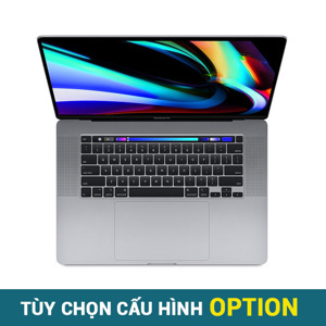 Laptop Apple MacBook Pro 16 Retina 2019 MVVL2/MVVJ2 - Intel core i7-9750H, 16GB RAM, SSD 512GB, AMD Radeon Pro 5300M 4GB of GDDR6, 16 inch