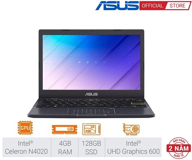 Laptop Asus E210MA-GJ353T - Intel Celeron Processor N4020, 4GB RAM, SSD 128GB, Intel UHD Graphics 600, 11.6 inch