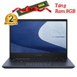 Laptop Asus ExpertBook B5402CEA-KC0031W - Intel Core i5-1155G7 , 8GB RAM, SSD 512GB, Intel Iris Xe Graphics, 14 inch