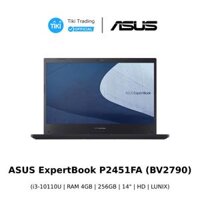 Laptop Asus ExpertBook P2451FA BV2790 14 Inch Core i3-10110U Lunix - Đen- Hàng Chính Hãng