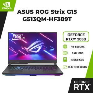 Laptop Asus Gaming ROG Strix G513QM-HF389T - AMD Ryzen 9 5900HX, 16GB RAM, SSD 512GB, Nvidia GeForce RTX 3060 6GB GDDR6 , 15.6 inch