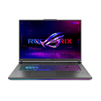 Laptop Asus Gaming ROG Strix G18 G814JI-N6063W (Core i9-13900HX/ 32GB/ 1TB SSD/ Nvidia GeForce RTX 4070 8GB GDDR6/ 18.0inch WQXGA, 240Hz/ Windows 11 Home/ Gun Metal/ Vỏ nhôm/ Balo)