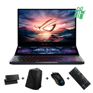 Laptop Asus Gaming Rog Zephyrus Duo GX550LXS-HC055R - Intel Core i9-10980HK, 32GB RAM, SSD 2TB, Intel UHD Graphics + Nvidia GeForce RTX 2080 Super 8GB GDDR6, 15.6 inch