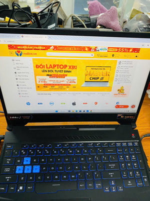 Laptop Asus Gaming TUF A15 FA506IHRB-HN019W - AMD Ryzen R5-4600H, 8GB RAM, SSD 512GB, Nvidia GeForce GTX 1650 4GB GDDR6 + AMD Radeon Graphics, 15.6 inch