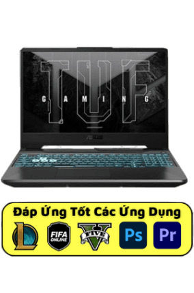 Laptop Asus Gaming TUF A15 FA506IHRB-HN080W -  AMD Ryzen R5-4600H, 8GB RAM, SSD 512GB, Nvidia GeForce GTX 1650 4GB GDDR6 + AMD Radeon Graphics, 15.6 inch