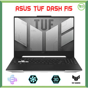 Laptop Asus Gaming TUF Dash F15 FX517ZC-HN077W - Intel core i5-12450H, 8GB RAM, SSD 512GB, Nvidia GeForce RTX 3050 4GB GDDR6 + Intel Iris Xe Graphics, 15.6 inch