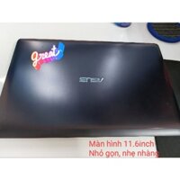 Laptop Asus mini 11.6inch, cảm ứng, nhỏ gọn, nhẹ nhàng