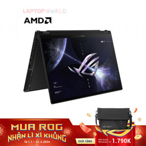 Laptop Asus ROG Flow X13 GV302XU-MU223W - AMD Ryzen R9 7940HS, 16GB RAM, SSD 1TB, Nvidia GeForce RTX4050 6GB GDDR6, 13.4 inch